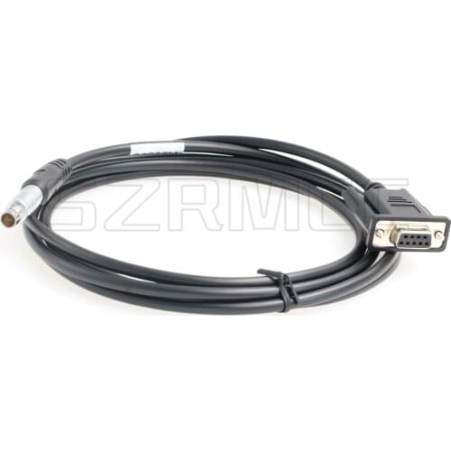 Topcon Hiper Lite Pro GPS Data Download Cable Serial DB9 RS232 to Fischer 7 pin A00303