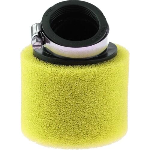 Angle Bent Foam Air Filter for Pit Quad Dirt Bike ATV Buggy 45mm