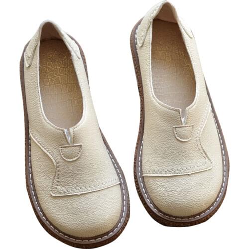 Literary original Korean thick sole single shoes wild comfortable big head doll shoes Japanese retro casual shoes women shoes