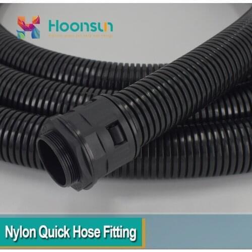 10 pcs AD18.5 Nylon Hose Joint Quick Hose Fitting Flexible Pipe Connector M20x1.5 M22x1.5 PG13.5