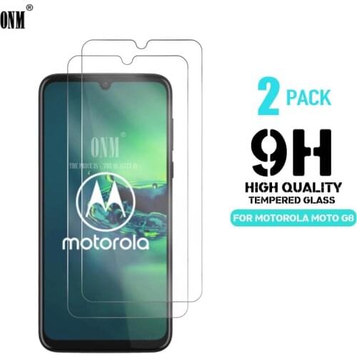 2Pcs G8 Tempered Glass For Motorola Moto G8 Screen Protector 9H Tempered Glass For Motorola Moto G8 Protective Film