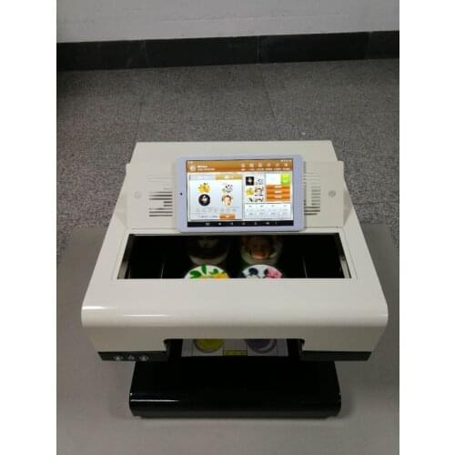 4 cups 3d coffee cake pizza milktea latte art printer with tablet and software