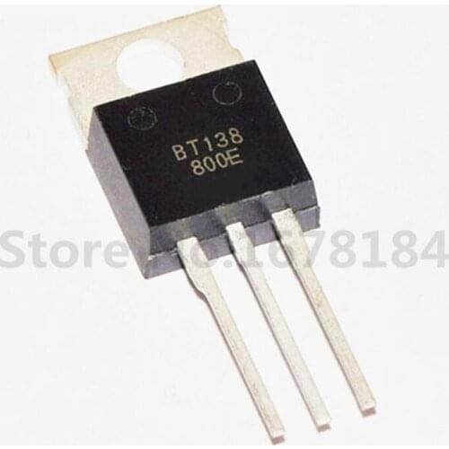 5PCS BT138-800E BT138 12A/800V TO-220