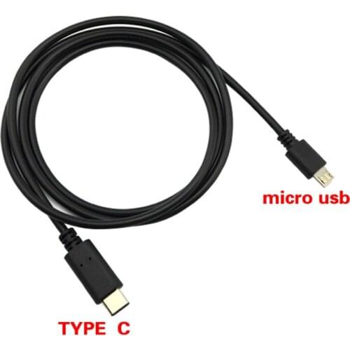 50PCS X 3FT Type C (USB-C) to Micro USB Male Sync Charge Cable Cord Adapter Fast Charging 3 Amp