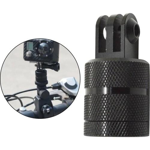 Aluminum Alloy 360 Degree Swivel Arm Tripod Mount Adapter for Gopro 6/5/4/7 Camera Black
