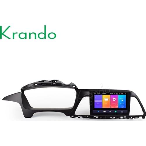 Krando Android 9.0 9" IPS Big Screen Full touch car Navigation system for Hyundai Sonata LF 2015 2016+ radio player gps