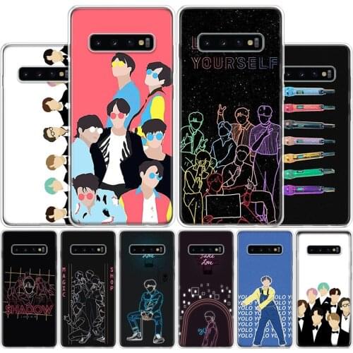Love YourSelf Boys Kpop Cover Phone Case For Samsung Galaxy S10 S20 Ultra Note 10 9 8 S9 S8 Plus Pro Lite S7 S6 J4 J6 J8 + Coque
