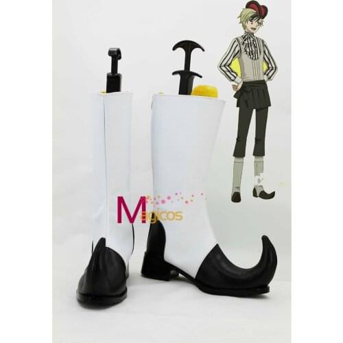 Black Butler Kuroshitsuji Circus Dagger Cosplay Shoes Fancy Boots Custom-made