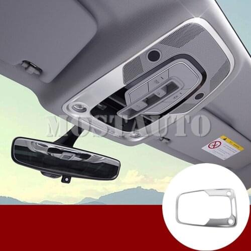 For Audi A4 S4 Interior Roof Front Reading Light Lamp Cover Trim 2016-2020 1pcs Car Accessories Interior Car Decor Car Trim