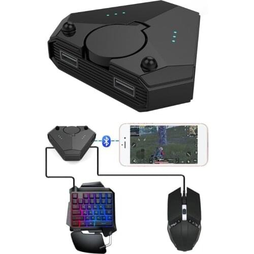 Gamepad Pubg Mobile Bluetooth-compatible Game Controller Professional Gaming Keyboard Mouse Converter Gaming Accessories