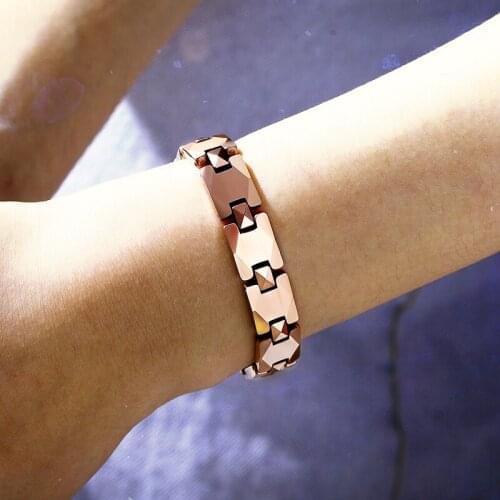 Fashion Healthcare magnetic bracelet women titanium steel wristband magnetic bracelet men bracelet energy germanium bracelet men