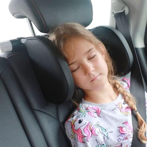 Soft and Adjustable Car Headrest Pillow Car Travel Neck Support Head Restraint Seat Pillow Travel Sleeping Cushion Headrest Neck