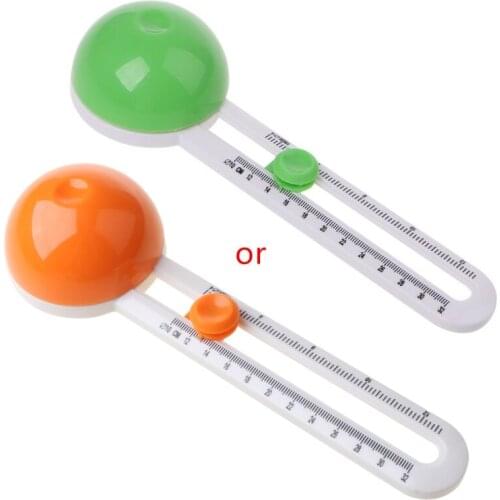 Simple Plastic Round Cutting Knife Model Compass Circle Circular Cutter for Paper Scrapbooking Cards Cutting Tools