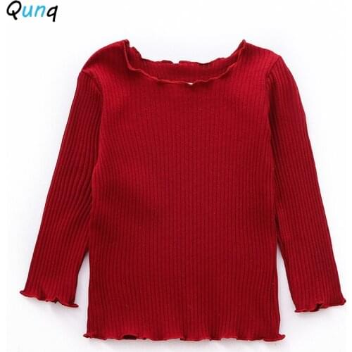 Qunque/群鹊 Long Sleeve Shirts For Girls