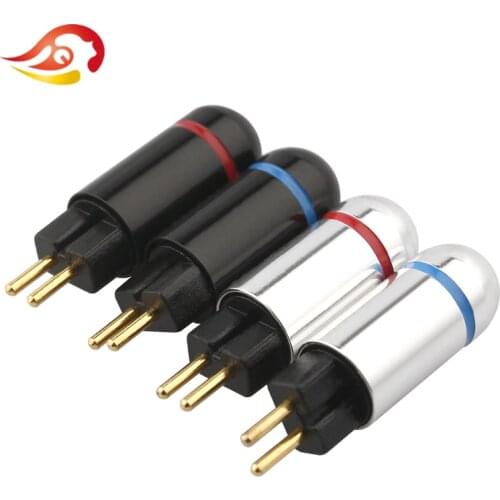 QYFANG 1 Pair 0.78mm Earphone Pin Adapter Plug W4R UM3X UM3RC UE11 UE18 JH13 JH16 ES3 DIY Headphone Cable Line Connector Jack