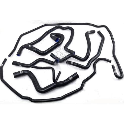 Silicone Radiator Heater Hose Kit For Ford Focus Duratec MZR 1.8L 2.0L DOHC (10Pcs)Red/Blue/Black