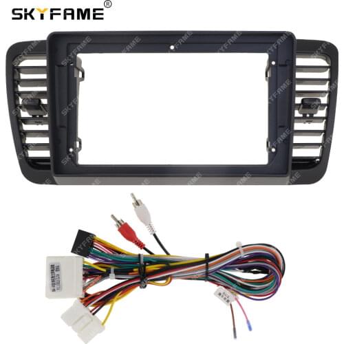 SKYFAME Car Frame Cable For SUBARU OUTBACK LEGACY 2004-2006 Android Big Screen Dask Kit Fascia Frame Line