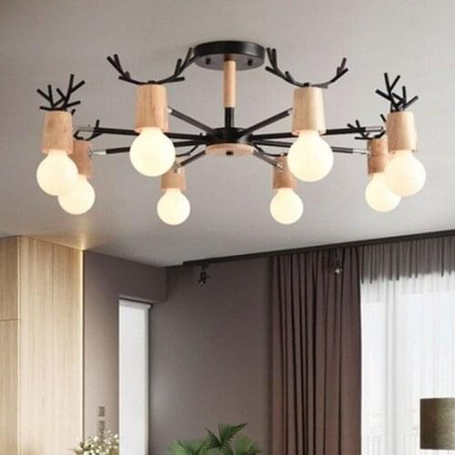 LED Chandeliers For Living Room White Chandelier Lighting Gray Lustre Pink Bedroom Kitchen Hanging Lamps Black Lustres
