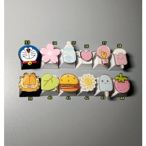 R4 Height Handmade Customized Personalized Cartoon Universal Keycaps For Mechanical Keyboard Anime Cherry Mx Switch