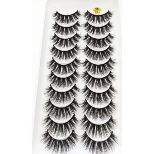 10 pairs to create perfect eye makeup mink eyelashes natural and charming false eyelashes eyelash extension makeup tools