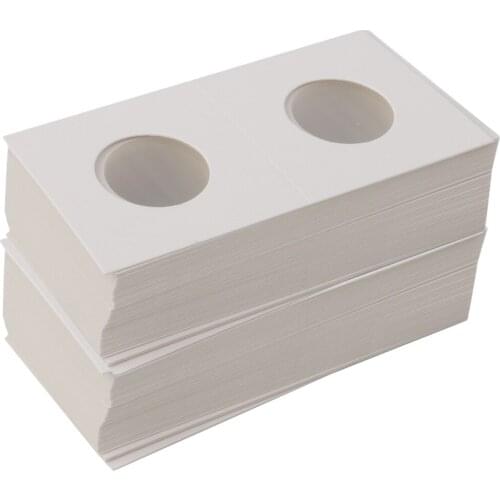 100 Pieces 2'x2' Stamp Square Coin Cover Holders Storage Cases 23mm Coin Supply
