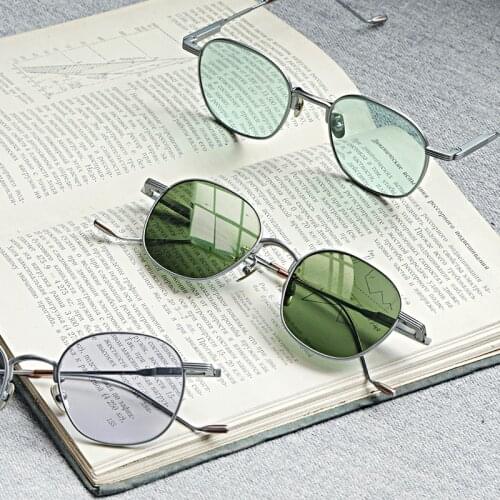 2020 fashion colourful sunglasses woman titanium square outdoor driving eyeglasses ultralight SUN glssses man
