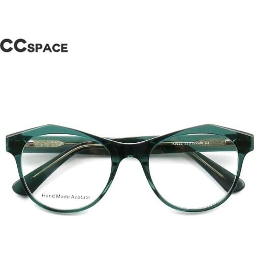 46700 Luxury Plate Glasses Frame Retro Mens and Womens Optical Fashion Computer Eyeglasses