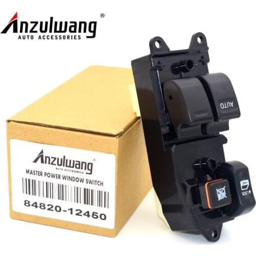 ANZULWANG Power Window Lifter Regulator Master Control Switch 84820-12450 8482012450 For Toyota Corolla