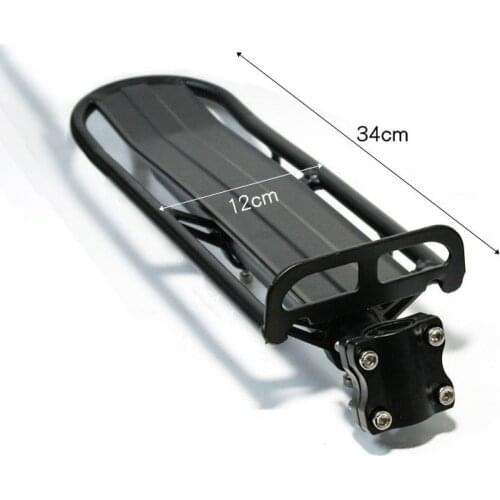 Heavy Duty Bicycle Luggage Carrier Rear Cargo Rack Stand 13-20'' Bike Trunk 20 KGS Load Fit Bicycle Cargo Rear Rack Seatpost Bag