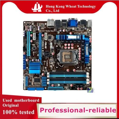 For ASUS P7H55D-M EVO Motherboard Socket LGA 1156 DDR3 SATA2 For Intel H55 Original Desktop Used Mainboard