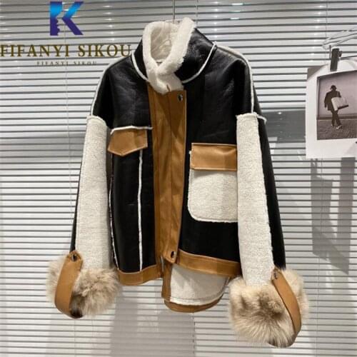 Женские зимние кожаные куртки FIFANYI SIKOU China At AliExpress