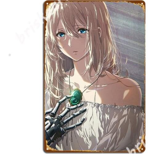Violet Evergarden [Violet Evergarden] Metal Signs Club Retro Wall Plaques Tin sign Posters