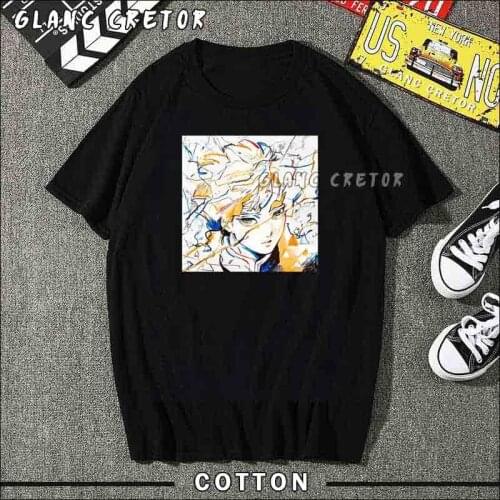 Demon Slayer T-shirt Men Short Sleeve Anime Manga Streetwear T Shirt Cotton Tees Harajuku Graphic Print Tee