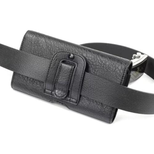 Classic Black Mens Waist Bag Mobile Phone Case Outdoor Protective Case for Nomu S30 S20 S10 Homtom HT20 Pro HT16 HT17 Pro ht37