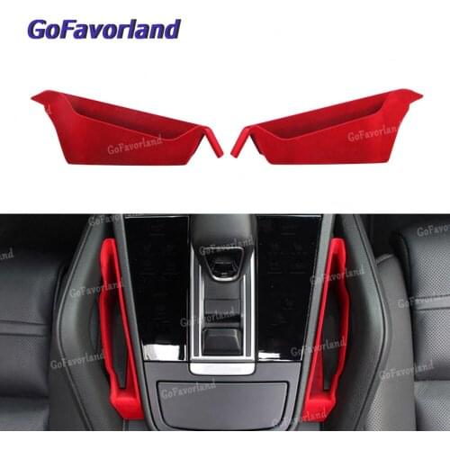 Red Interior Center Console Armrest Storage Container For Porsche Cayenne 2011 2012 2013 2014 2015 2016 2017 2018