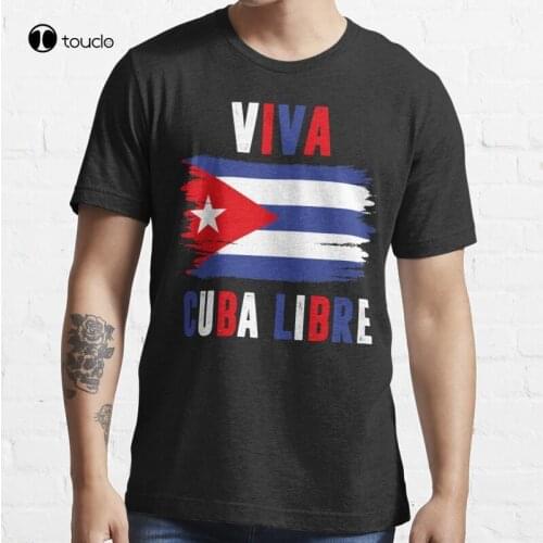 New Viva Cuba Libre - Sos Cuba T-Shirt Cotton Tee Shirt S-5XL
