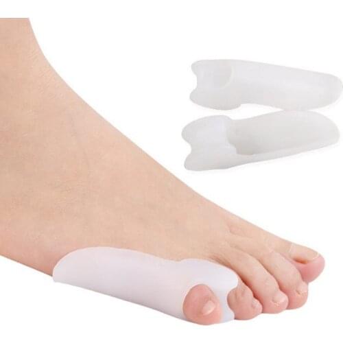 One Pair Toe Pinkie Foot Thumb For Daily Use Hallux Valgus Silicone Correction Gel Toe Bunion Guard Foot Care Toe Separator
