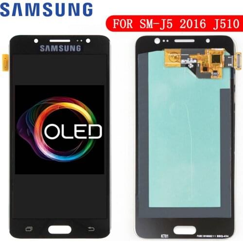 ORIGINAL 5.2'' Super AMOLED LCD for SAMSUNG Galaxy J5 2016 LCD Display J510 J510F J510FN J510M Touch Screen Digitizer