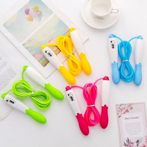 Professional Electronic Counter Jump Rope Children Kids Physical Examination Fitness Workout Equipments Counting Skipping Rope