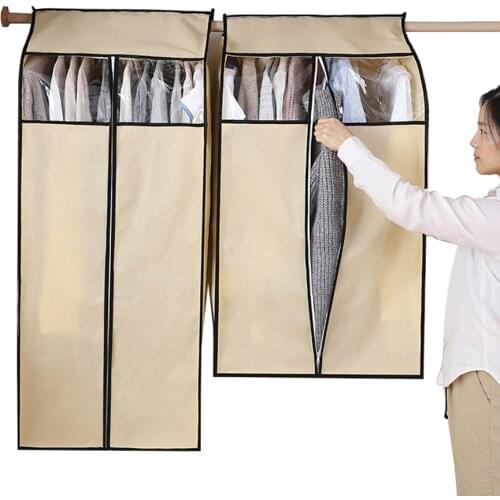 Suit Cover Storage Bag Garment Closet Wardrobe Organizer Housse Vetement Penderie Organizador De Ropa Sac Rangement Pour 60AO25