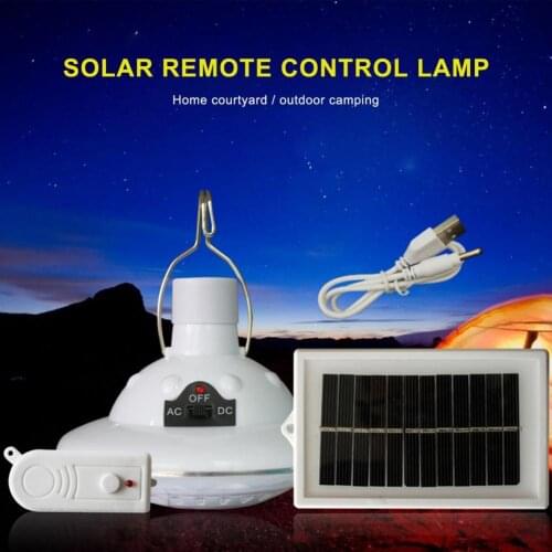 Lightful Circular Solar Power Remote Control Lamp 22 LED Super Bright Circular Garden Camp Light with Hook for Outdoor Camping