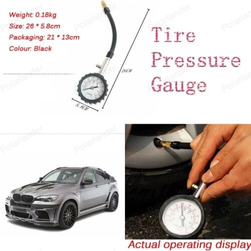 Universal Mechanical Pointer Vehicle Auto Automobile Tire Pressure Guage for Car Motorcycle Bicycle Bike