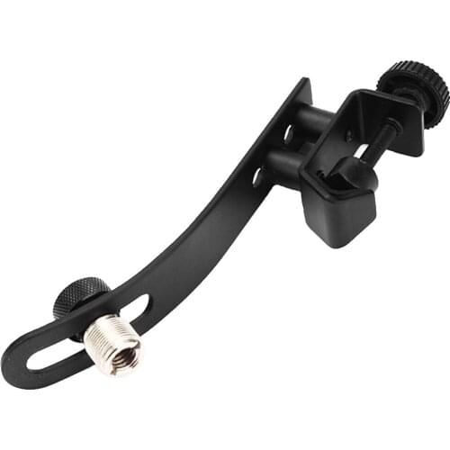 Universal Drum Microphone Mic Clip Rim Snare Mount Shockproof