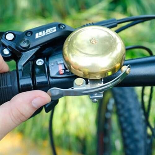Bicycle Bell Mountain Road Bike Retro Brass Bells Bike Handlebar Ring Bell Safety Warning Horn For Cycling Bicycle Accessories