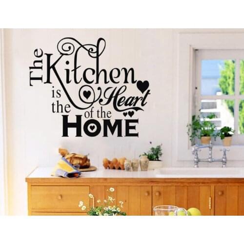 Vinyl Kitchen Rules Room Decor Art Quote Wall Decal Stickers Removable Mural DIY