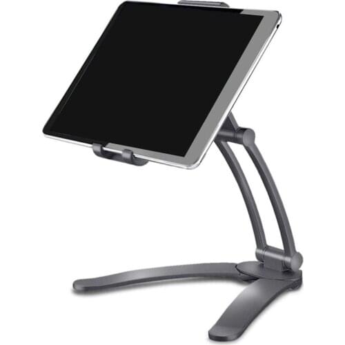 Rotating Portable Monitor Wall Desk Metal Stand Fit For Below 15.6inch monitor Tablet Mobile Phone Holders Desktop Live Broadcas