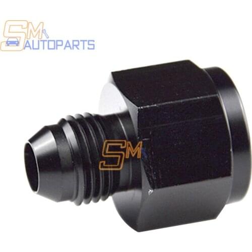 High Quality Aluminum AN8 Female To AN6 Male Reducer Adapter AN Fitting Black