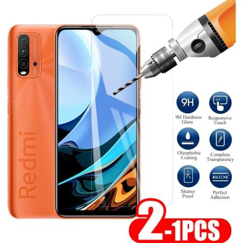 1-2PCS For Xiaomi Redmi 9T Screen Glass Screen Protector On For redmi note 9t redim phone screen Transparent Protective Glass 9H