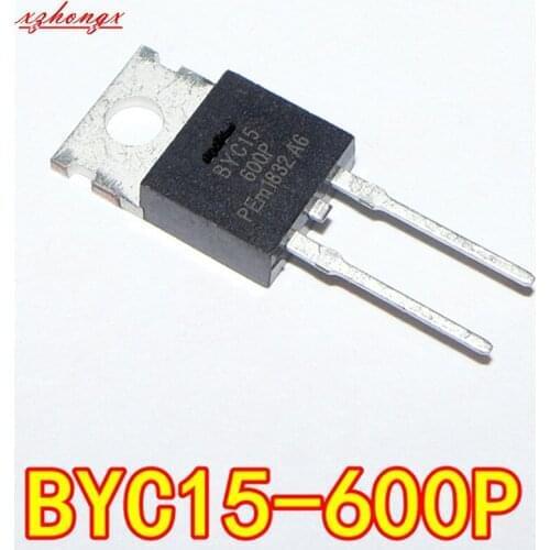 10 pçs/lote BYC15-600P BYC15-600 BYC15 600 A-220