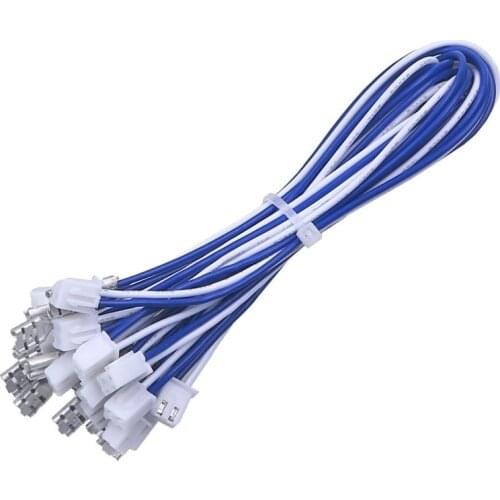 20pcs/Lot 2Pin Button Wires Arcade Button Cables with 4.8mm Terminal for Zero Delay USB Encoder and HAPP Buttons